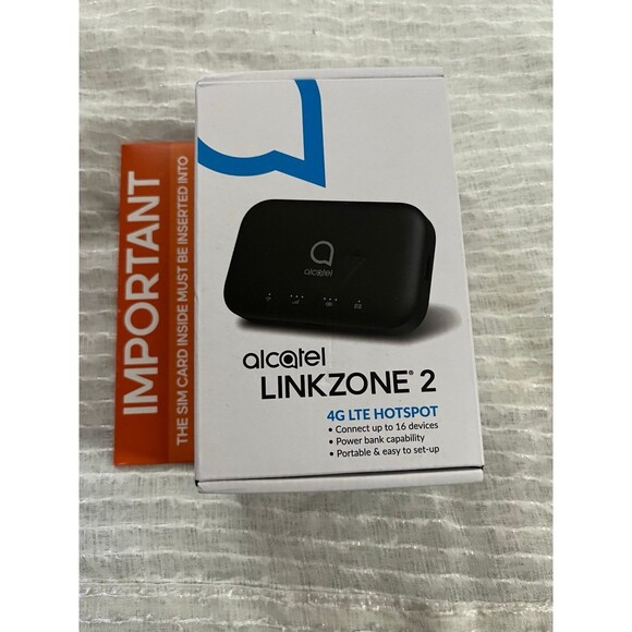 Alcatel Linkzone 2 Mobile WiFi Hotspot Modem 4G LTE Powerbank Boost Mobile - Picture 2 of 5